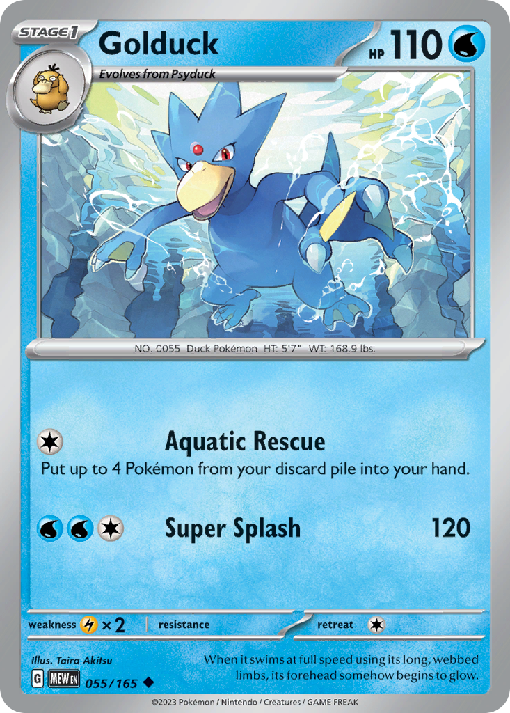 151 Set Golduck #55/165